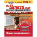 Pro-Lab Detecto Card Microwave Oven Leakage Detector packaging with a child looking into a microwave.
