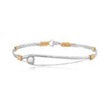 "Ronaldo Jewelry : Second Chance Bracelet in Silver -"