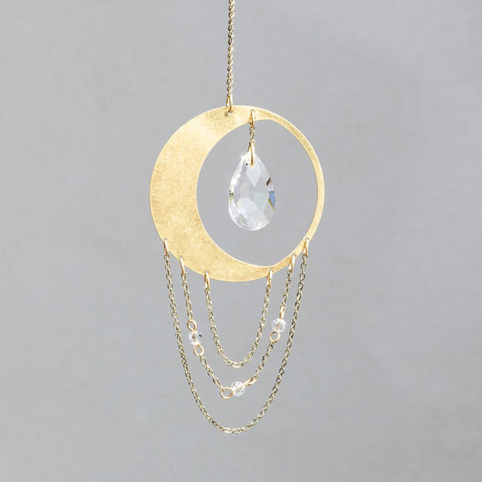 Scout Curated Wears : Mini Suncatcher - Crescent Moon Balance - Scout Curated Wears : Mini Suncatcher - Crescent Moon Balance