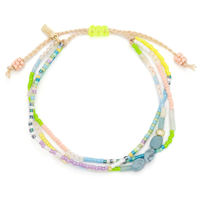 Scout Curated Wears : Mixed Media Bracelet - Harmony/Blue Howlite/Gold at Annie's Hallmark