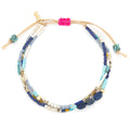 Scout Curated Wears : Mixed Media Bracelet - Truth/Lapis/Gold