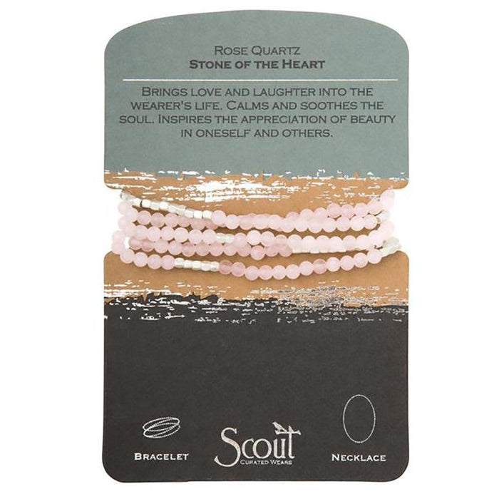 "Scout Curated Wears : Rose Quartz - Stone of the Heart -"
