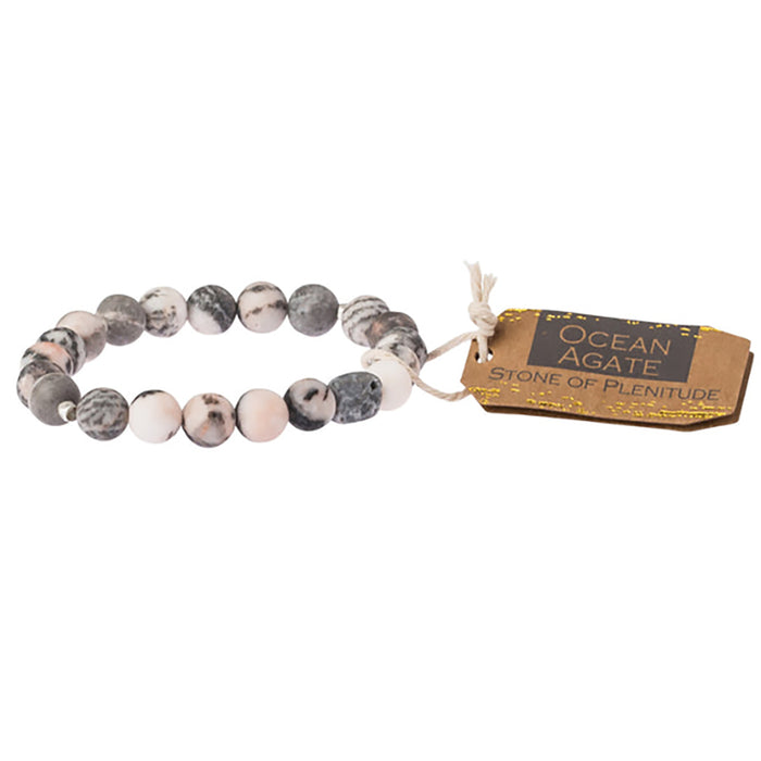 Scout Curated Wears bracelet
Ocean Agate bracelet
Stone of Plenitude jewelry
Ocean Agate stretch bracelet
Healing crystal bracelet
Semi-precious stone bracelet
Ocean-inspired gemstone bracelet
Scout stone stack collection
Calming stone bracelet
Gratitude crystal jewelry
Mindful living accessories
Boho beaded bracelet
Natural stone bracelet for women
Spiritual gift for her
Ocean Agate stacking bracelet