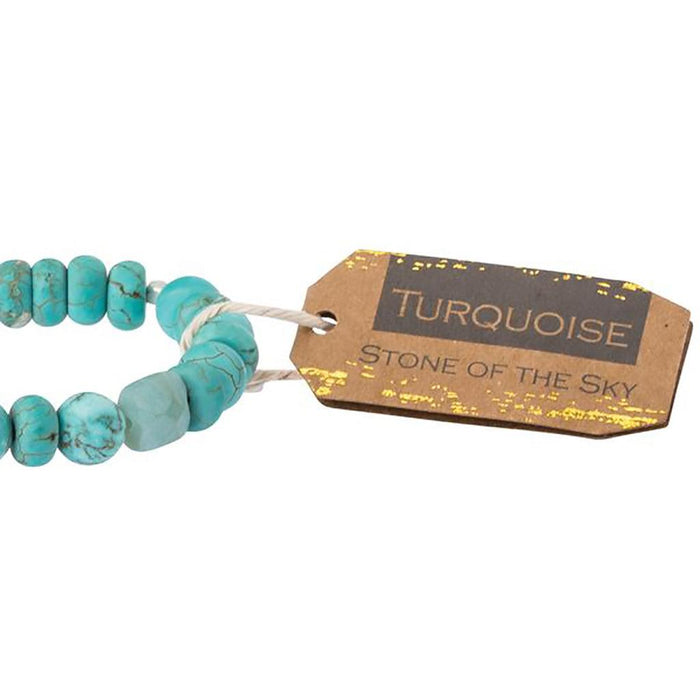 "Scout Curated Wears : Turquoise Stone Bracelet - Stone of the Sky -"