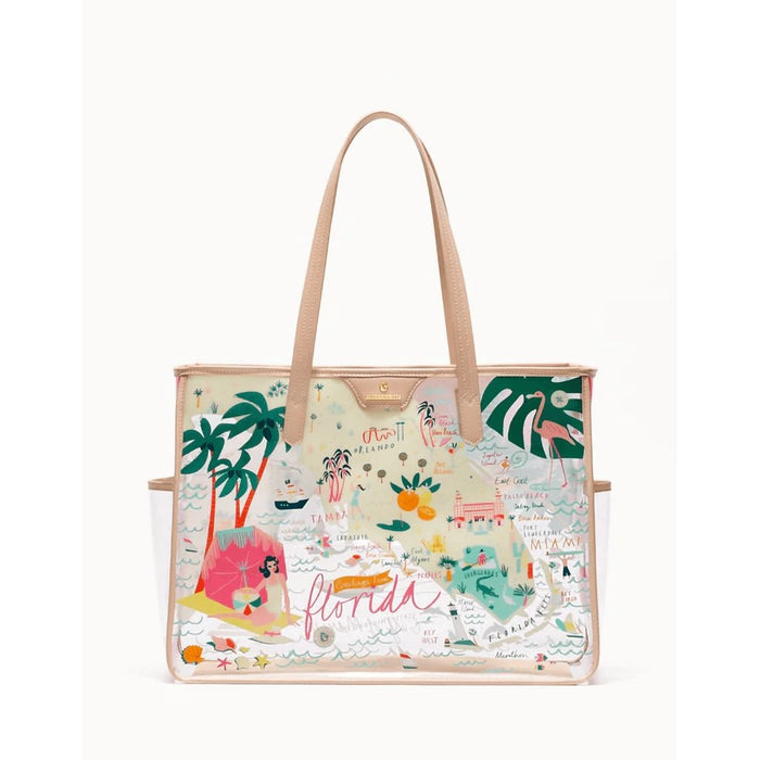 "Spartina 449 : Clear Beach Tote Florida -"