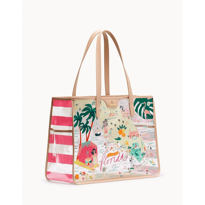 "Spartina 449 : Clear Beach Tote Florida -"
