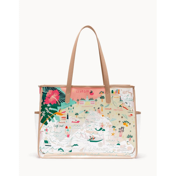"Spartina 449 : Clear Beach Tote Florida -"