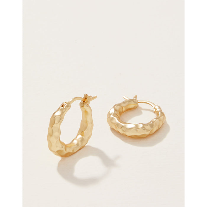 Spartina 499 jewelry-Matte finish earrings-Hoop earrings- Gold earrings- Gold jewelry-gift shop-gifts for her