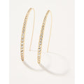 Spartina 499 jewelry-Matte finish earrings-Hoop earrings-Gold earrings- Gold jewelry-gift shop-gifts for her