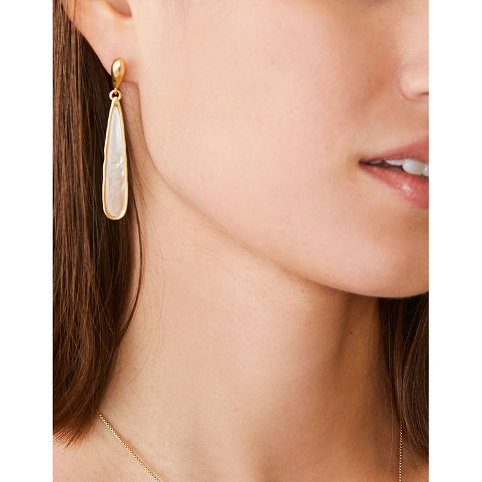 Spartina 449 : Mother-of-Pearl Drop Earrings