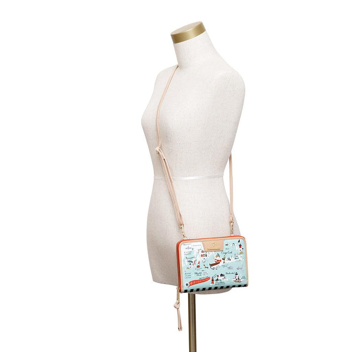"Spartina 449 : Northeastern Harbors Map Crossbody -"
