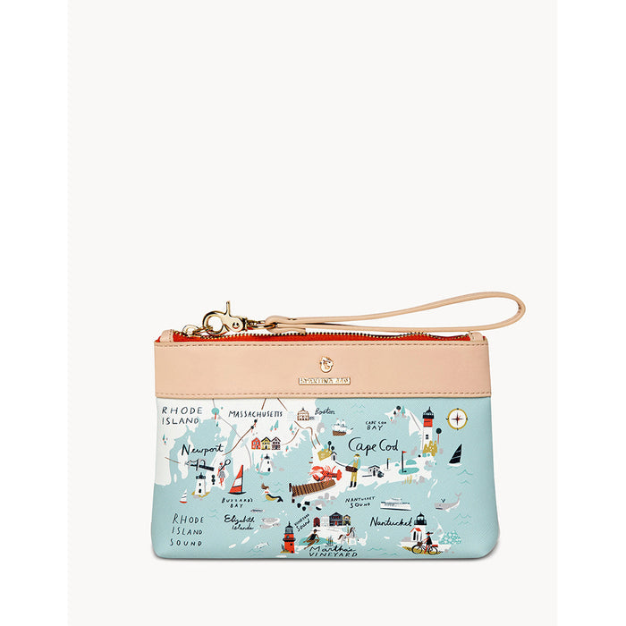 Spartina 449 - Northeastern Harbors Scout Wristlet - Cape cod - souvenirs - artwork - map inspired - gift ideas - gifts for her