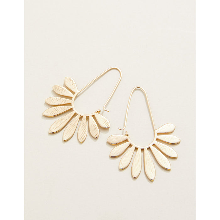 Spartina 499 jewelry-Matte finish earrings-Hoop earrings- Gold earrings- Gold jewelry-gift shop-gifts for her