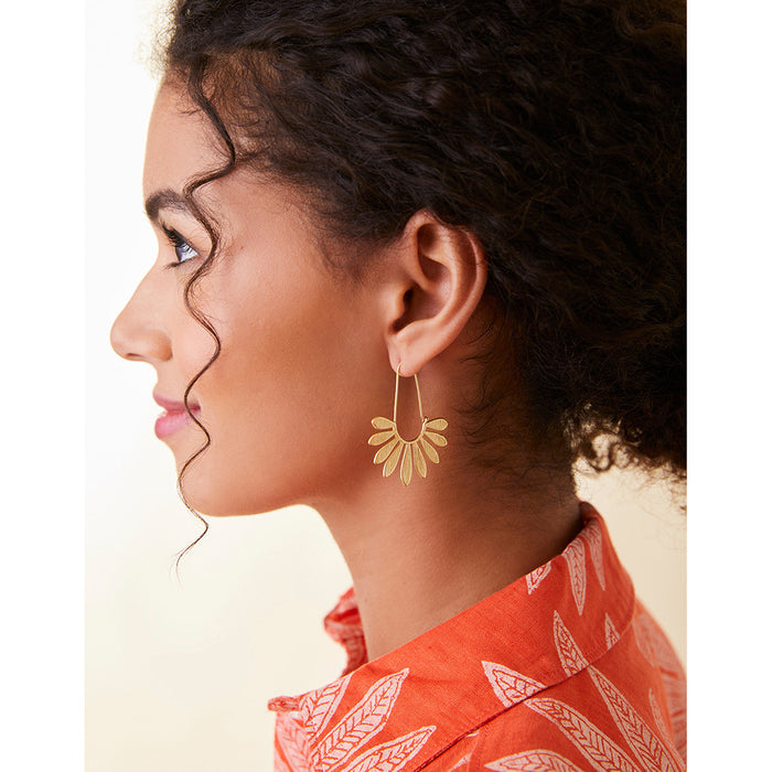 Spartina 449 : Palmetto Hoop Earrings