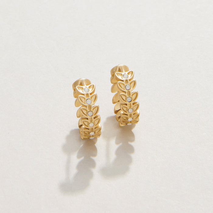 Spartina 499 jewelry-Matte finish earrings-Hoop earrings- Gold earrings- Gold jewelry-gift shop-gifts for her