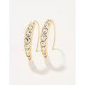 Spartina 499 jewelry-Matte finish earrings-Hoop earrings-Gold earrings- Gold jewelry-gift shop-gifts for her