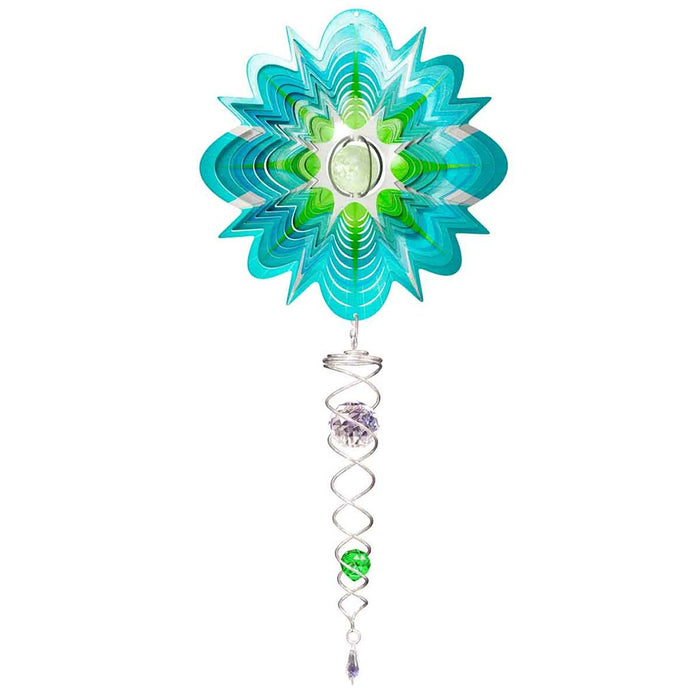 Spinfinity : Glow Splash - Mini wind Spinner- Spinfinity Designs Spinfinity wind spinners 
Spinners- Wind Spinners - Splash  - Outdoor Decor- Decor