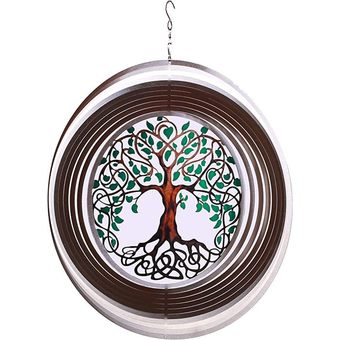"Spinfinity : Tree of Life - Wind Spinner- Spinfinity Designs -Spinfinity Wind spinners -Spinners- Wind Spinners - Outdoor Decor- Decor"