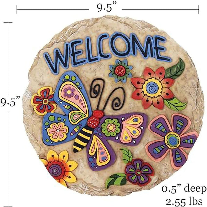 Spoontiques: Butterfly Welcome Stepping Stone - Spoontiques: Butterfly Welcome Stepping Stone