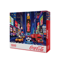 Springbok puzzle box featuring coca-cola city nights.