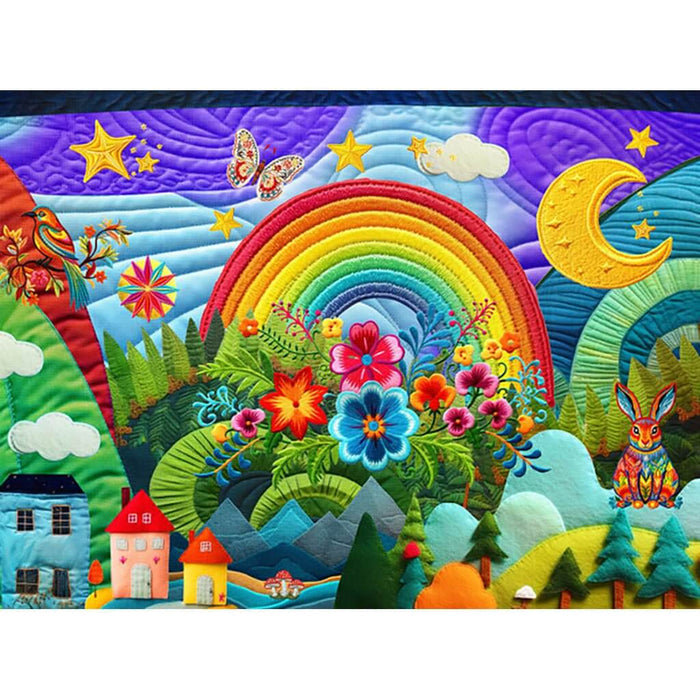 Springbok : Summer Adventure Quilt 1000 Piece Jigsaw Puzzle - Springbok : Summer Adventure Quilt 1000 Piece Jigsaw Puzzle