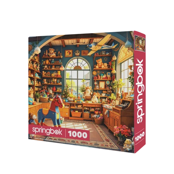 Springbok puzzle box featuring toy shop