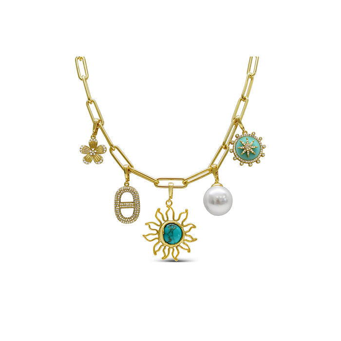 Stia necklace - Charm Necklace - Daydream - Gold Necklace - E-coating - Stia jewelry near me