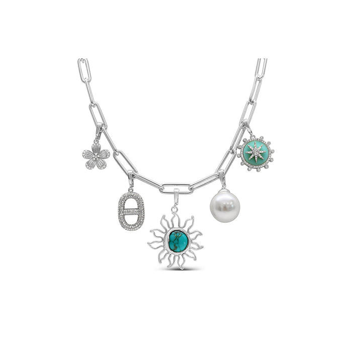 Stia necklace - Charm Necklace - Daydream - Sterling Silver Necklace - E-coating - Stia jewelry near me