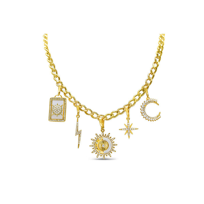 Stia necklace - Charm Necklace - Eternal - Gold Necklace - E-coating - Stia jewelry near me