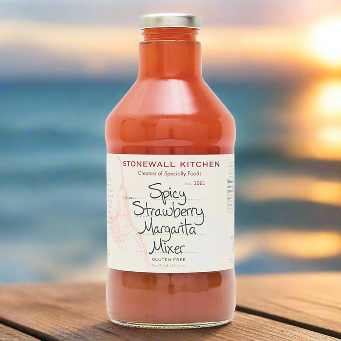 Stonewall Kitchen- Stonewall Kitchen Mixers- Strawberries- Spicy Drinks - Non Alcohol Mixers- Summer Drink- Adult Drinks- Margarita Mixer - Spicy Margareta Mixer - Spicy Mixer-Strawberry Mixer