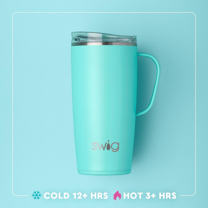 Swig : Full Travel Mug (22oz) in Sherbet Stripe