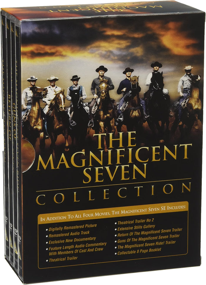 The Magnificent Seven Collection – DVD Classic Western Yul Brynner Steve McQueen MGM