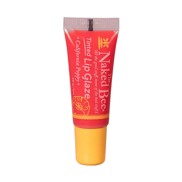 The Naked Bee : California Poppy Tinted Lip Glaze - The Naked Bee : California Poppy Tinted Lip Glaze