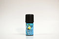 Vanilla Absolute essential oil bottle on a white background