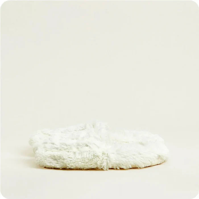 Warmies : Cream Slippers Warmies side view