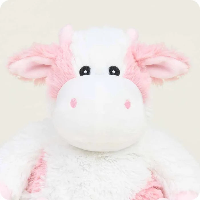 Pink Cow Plush up close
