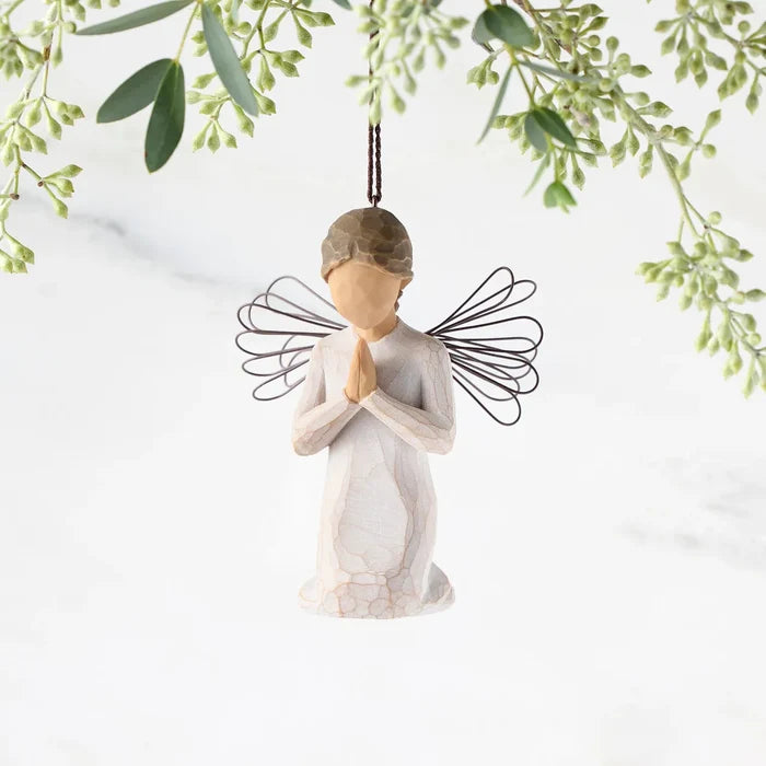 Willow Tree : Angel of Prayer Ornament - For those who believe in the power of prayer