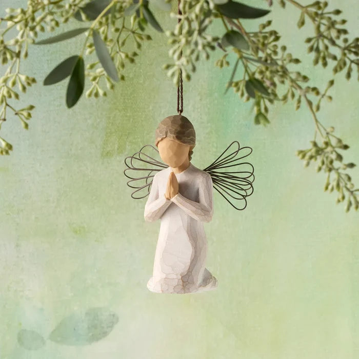 Willow Tree : Angel of Prayer Ornament - For those who believe in the power of prayer