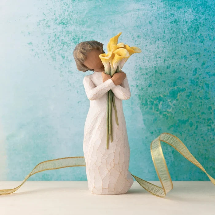 Willow Tree : "With Gratitude" Filled with a golden light of gratitude