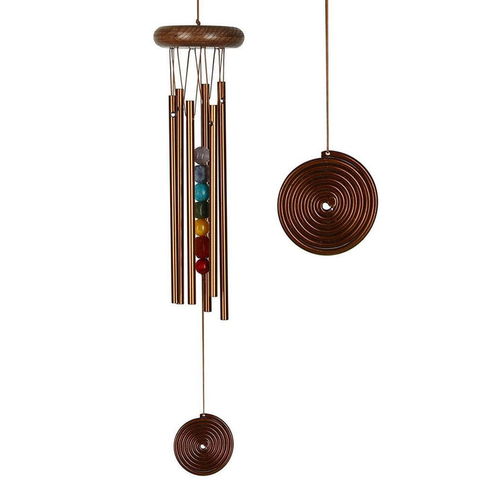 "Woodstock Chimes : Chakra Chime - Seven Stones, Bronze -"