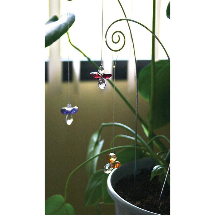 "Woodstock Chimes : Crystal Guardian Angel Suncatcher - Emerald (May) -"