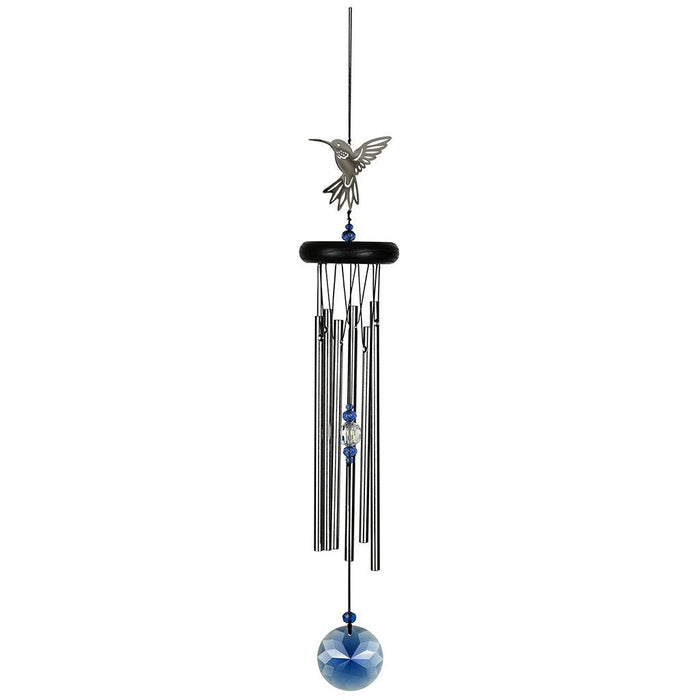"Woodstock Chimes : Crystal Hummingbird Chime -"