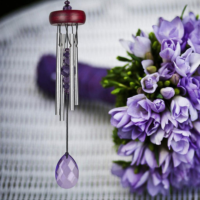 "Woodstock Chimes : Gem Drop Chime - Violet -"