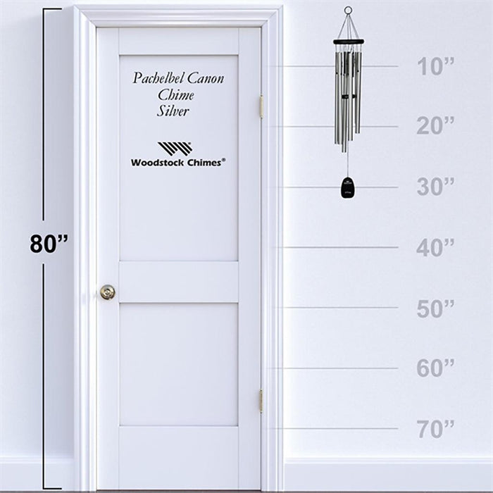 "Woodstock Chimes : Silver Pachelbel Canon Chime -"