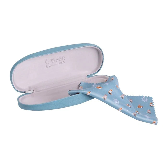 Wrendale Designs : Fox Eye Glass Case - Snug as a Cub