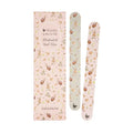 Wrendale Designs Hedgerow Country Animal Nail File Set with two illustrated nail files in a patterned pouch.