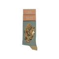 A pair of socks featuring a cute bear design, perfect for adding a playful touch to any outfit.