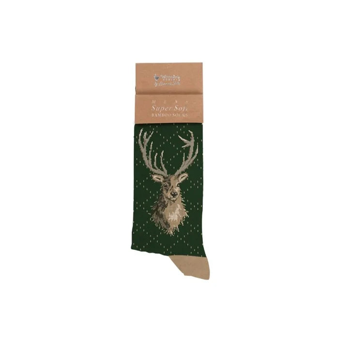 Wrendale : Portrait of a Stag' Stag Men's Socks