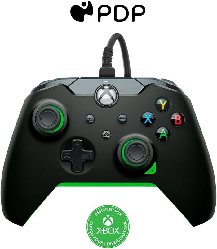Xbox Series X/S, Xbox One - PDP Wired Gaming Controller USB Gamepad Neon Black