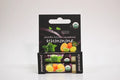 Packaging of Yumme lip balm with peppermint flavor on a white background